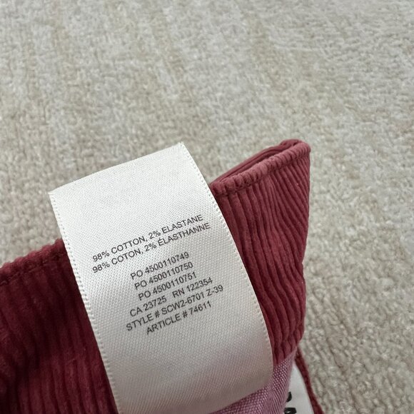 Aritzia Sunday Best Corduroy Crop Pants 0 - Picture 13 of 13